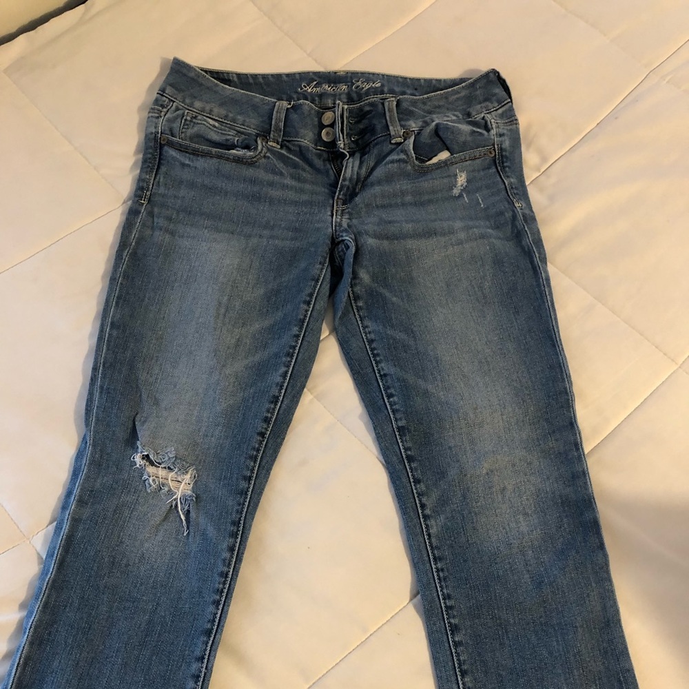 American Eagle ankle raise jeans